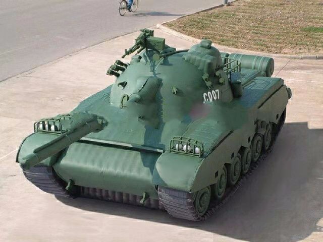 抚宁军用充气坦克车